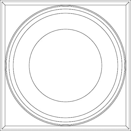 Ceilume Regency 2ft x 2ft Frosted Ceiling Tile V1-REGNCY-22CLR